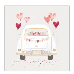 Ambiente Papierservietten Hochzeit, Just Married, 33x33cm