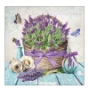 Ambiente Papierservietten Lavendelkorb, Fleur de lavande, 33x33cm