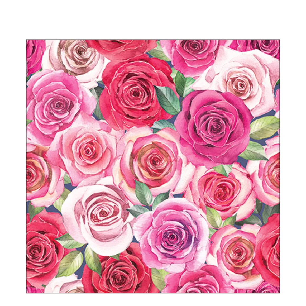 Ambiente Papierservietten Rosen rot-pink, Ariana, 33x33cm