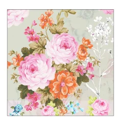 Ambiente Papierservietten Blumen Dakota, 33x33cm