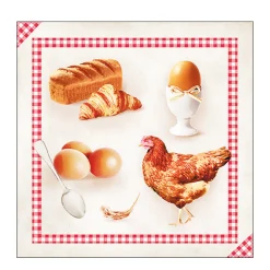 Ambiente Papierservietten Frühstück, Breakfast, 33x33cm