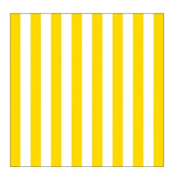 Ambiente Papierservietten gestreift gelb, Stripes Yellow, 33x33cm