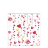Ambiente Papierservietten Herzgirlanden, Hearts garlands, 25x25cm