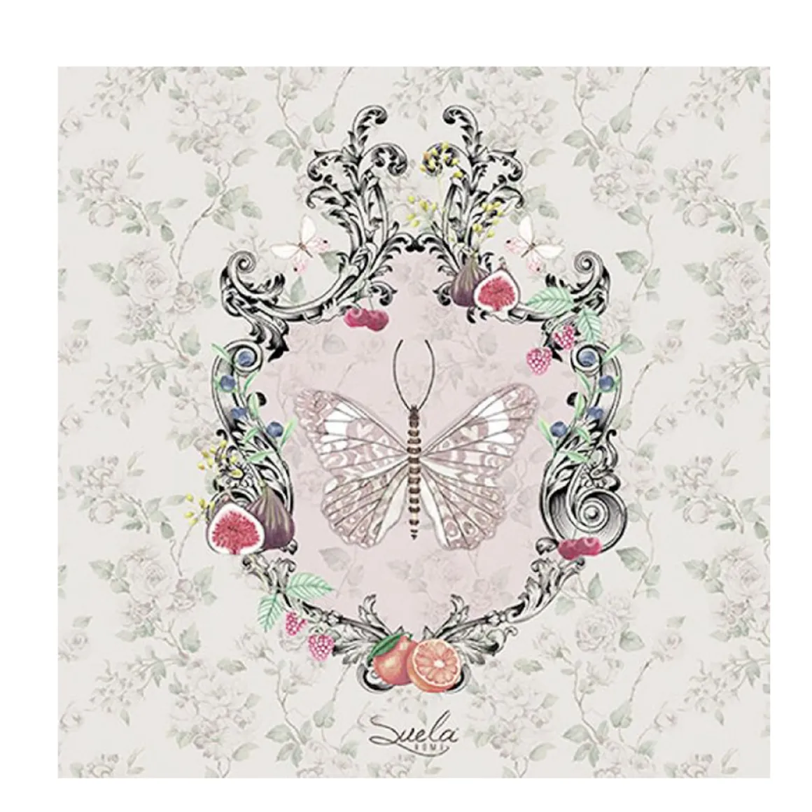 Ambiente Papierservietten Schmetterling Lenore, 33x33cm