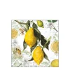 Ambiente Papierservietten Zitronen und Blätter, 25x25cm