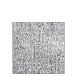 Ambiente Papierservietten Elegantes Silber, 25x25cm