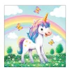 Ambiente Papierservietten Kinder, Einhorn Polly Jolly, 33x33cm
