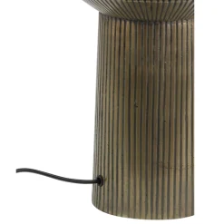 Art Deco Lampenfuß Briska, Antik-Bronze, 49cm, Light & Living