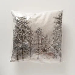 Baumwollkissen Hirsch Fria, Hirsch im Wald, 45x45cm, Boltze Home Collections