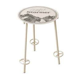 Beistelltisch Gipfelstürmer, Metalltisch Berge, 45x55cm, Boltze Home Collections