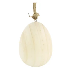 Deko Ei Naturholz, Holzei, 8cm, Osterei Naturholz, Hänger