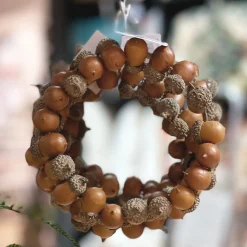 Deko Eichelkranz, Ø18cm, zum Hängen