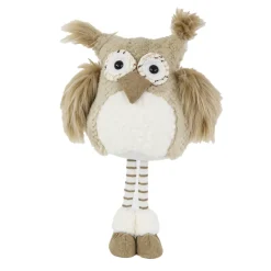 Deko Eule, Plüscheule Hoo auf langen Beinen, 52cm