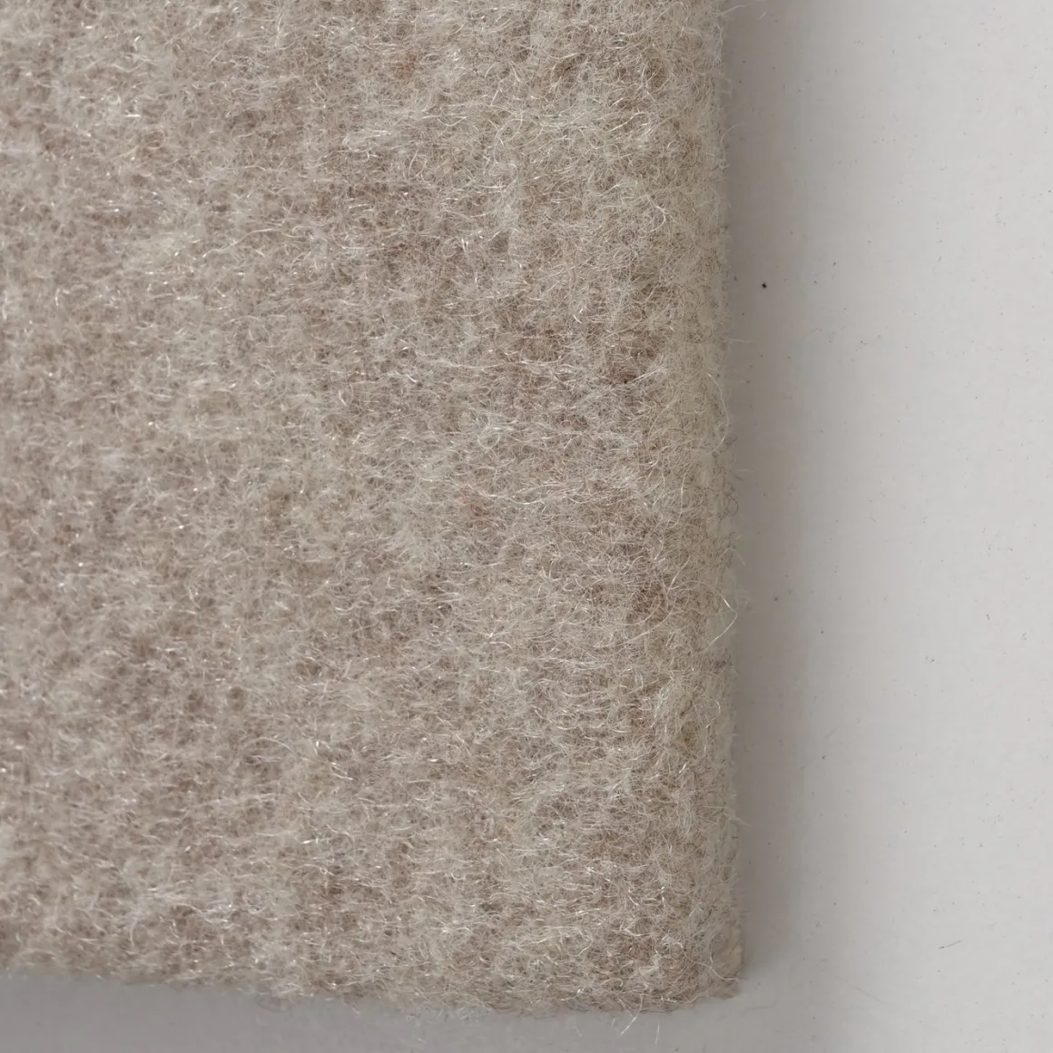 Deko Filzbild Hirsch Vilbert, Hirschkopf bestickt, braun-beige, 24x24cm, Boltze Home Collections