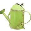 Deko Gießkanne Frosch, Metallkanne in Froschform hellgrün, 32x21cm, Metall