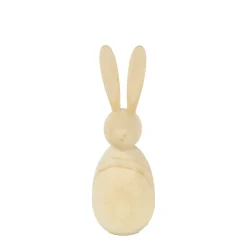 Deko Hase, Holzhase natur, 14x4cm, Naturholz