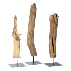 Deko Holzast Natur, Ast auf Metallständer, 100-130cm, WMG Grünberger