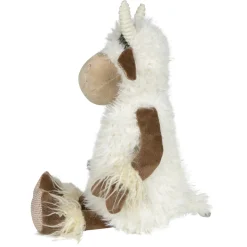 Deko Kuh, Hochlandrind aus Plüsch, creme-braun, 25cm, Mars & More