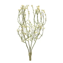 Deko Kunstblume, Sternblume cremeweiß, 44cm