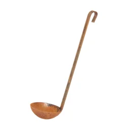 Deko Pflanztopf Kelle, Pflanzkelle, Vogeltränke, 52cm, Edelrost, Gerrys Garden