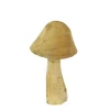 Deko Pilz Naturholz, Holzpilz Natur, 22cm