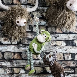 Deko Plüschtier, Schottisches Hochlandrind, Wandhalter Kopf, 25cm, Mars & More