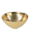 Deko Schale gold antik, Metallschale Weihnachten, Ø14cm