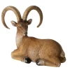 Deko Steinbock Poldie, Steinbock liegend, braun, 15cm, Boltze Home Collection