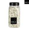 Deko Steine Marbles weiß, 9-13mm, 650ml, Mica Decorations