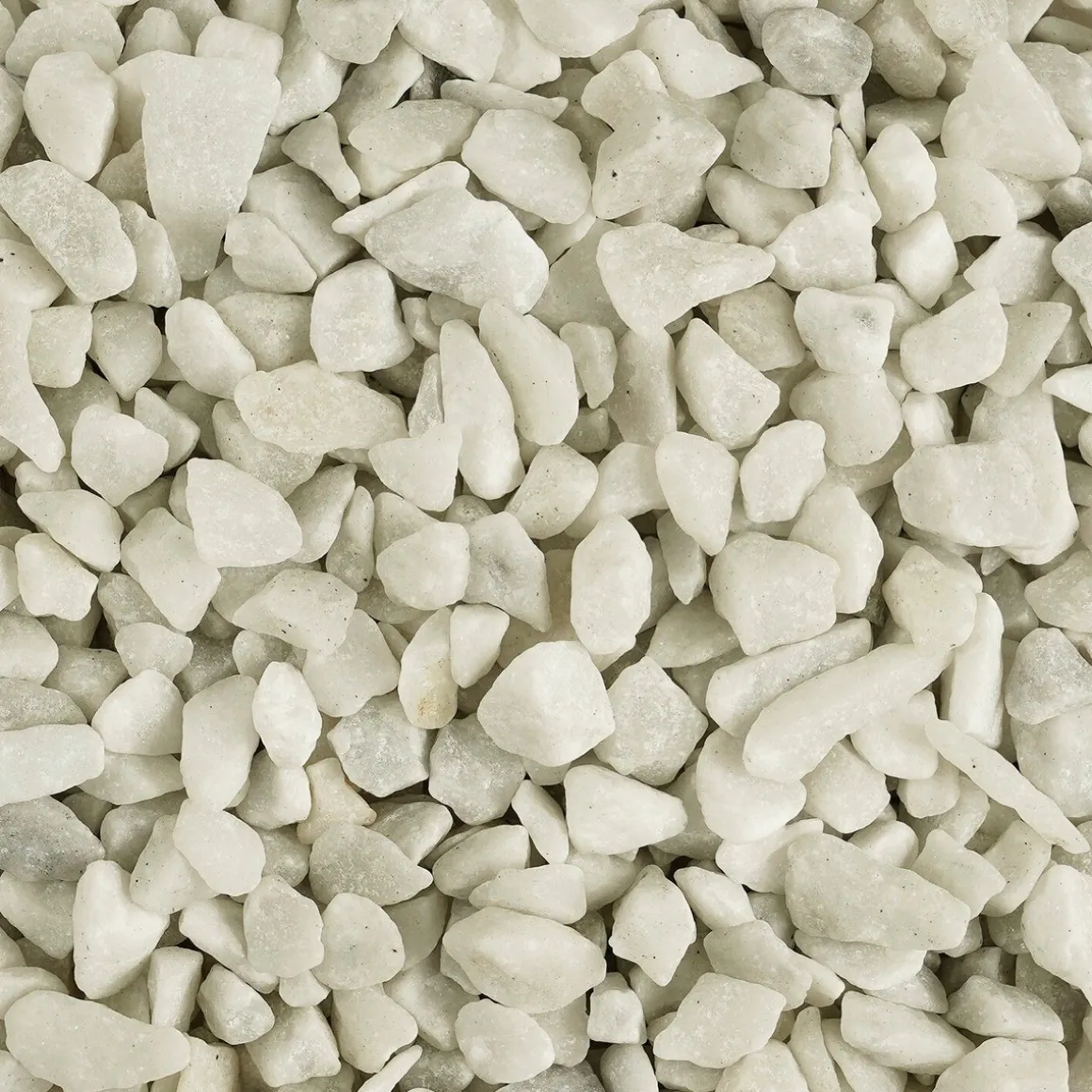 Deko Steine Marbles weiß, 9-13mm, 650ml, Mica Decorations