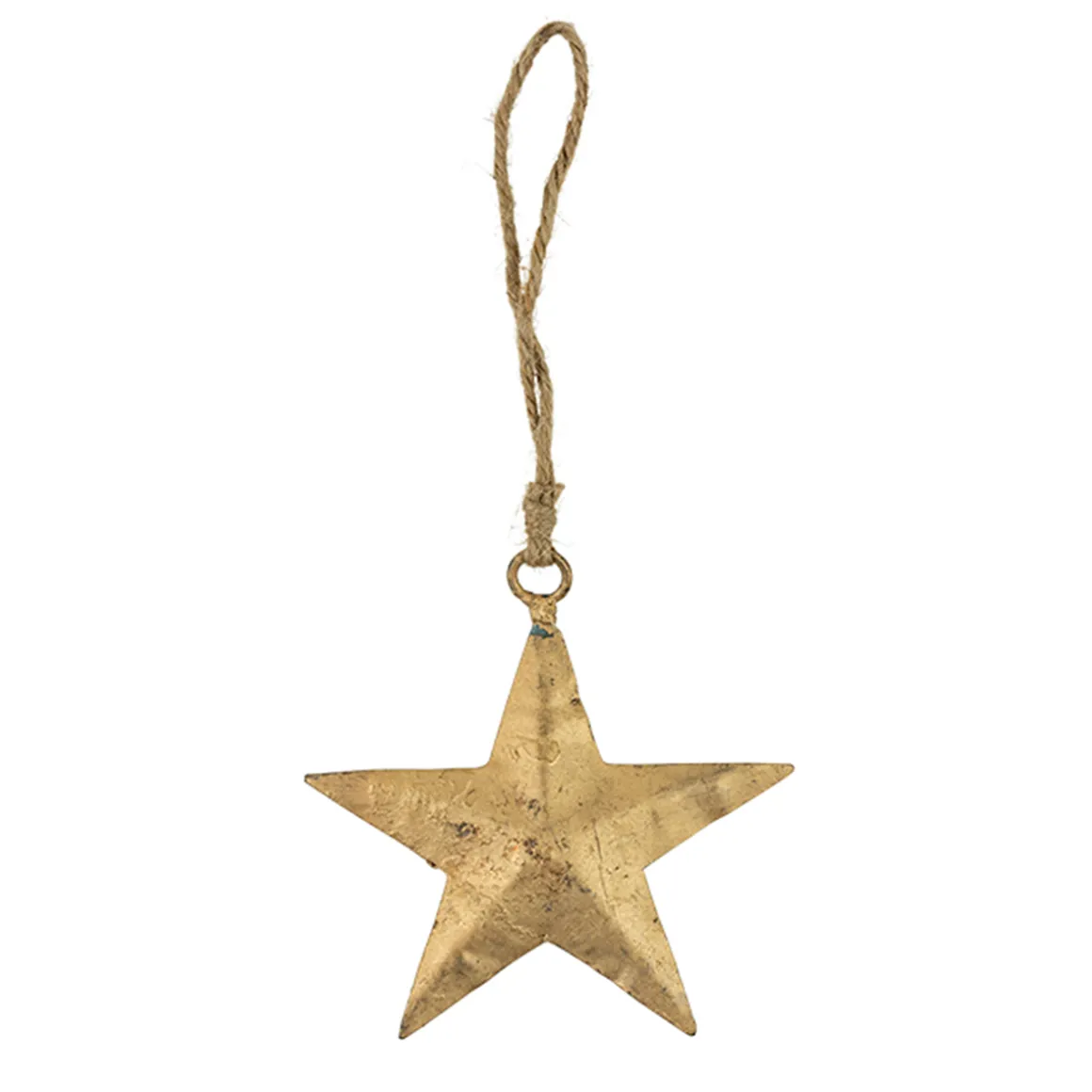 Deko Stern Antik gold, Metallstern used look, 10cm, Mars & More