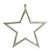 Deko Stern, Metallstern silber, Ø25cm, Hänger