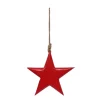 Deko Stern rot, Weihnachtsstern rot, Holzstern, 20cm, Sternhänger