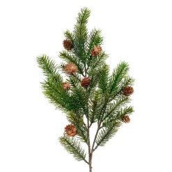Deko Tannenzweig mit Zapfen 64cm