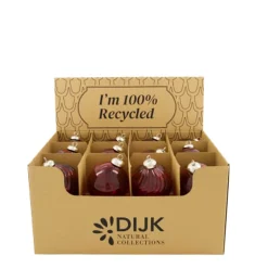 Deko Weihnachtskugeln aus Glas rot, Ø8cm, DIJK Natural Collections