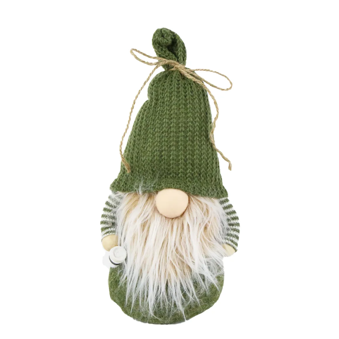 Deko Wichtel, Weihnachtswichtel mit Kaffeebecher to go, 36cm