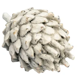 Deko Zapfen VALO used look,  Keramikzapfen in Betonoptik, grau, 19cm