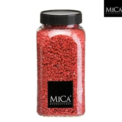 Deko Steine Granulat rot, 2-3mm, 650ml, Mica Decorations