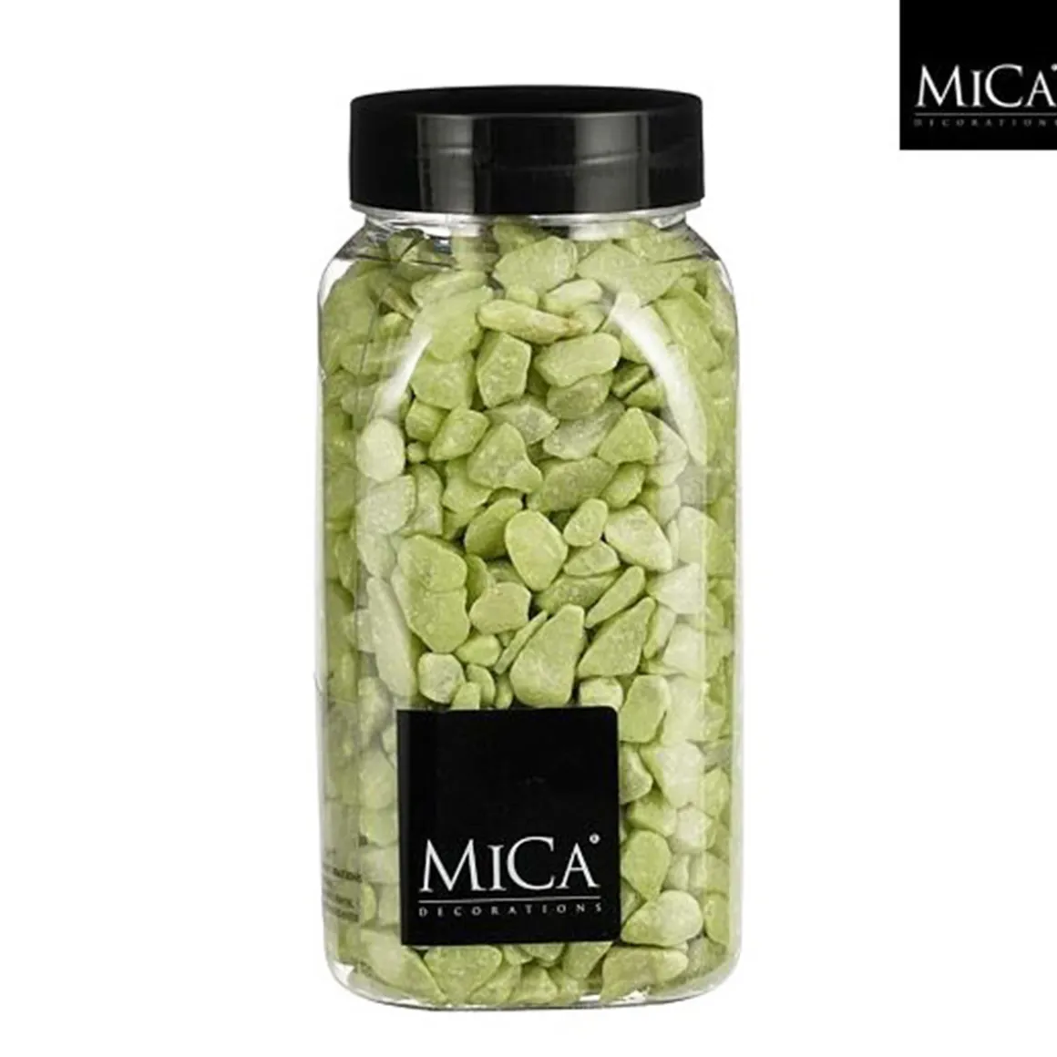 Deko Steine Marbles limettengrün, 9-13mm, 650ml, Mica Decorations