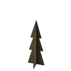 Deko Tannenbaum aus Filz, große schlichte Filztanne braun, 60cm