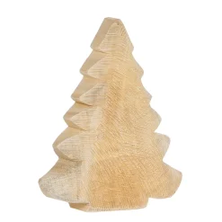 Deko Tannenbaum Natur, Tanne aus Naturholz sägerau, 30cm, WMG Grünberger
