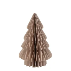 Deko Tannenbaum Papier, Papierbaum Tanne leinen, Fächerbaum, 30cm