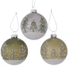 Deko Weihnachtskugeln Tannenbaum Deleo, beschneite und geeiste Perlenbäume, Boltze Home Collection