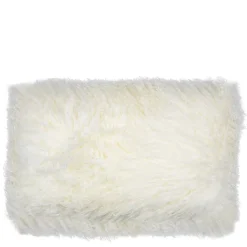 Fellkissen Schaf, Schaffellkissen, weiß, 35x50cm, Mars & More