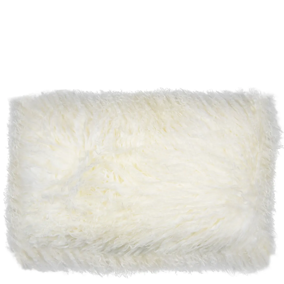 Fellkissen Schaf, Schaffellkissen, weiß, 35x50cm, Mars & More