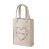Filz Tasche Garni beige, Filztasche mit Herz und Spruch: Servus, 28x40cm, Boltze Home Collections
