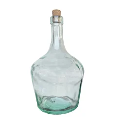 Glasflasche mit Korken, Weinflasche, Weinkaraffe, 24cm, Sandra Rich