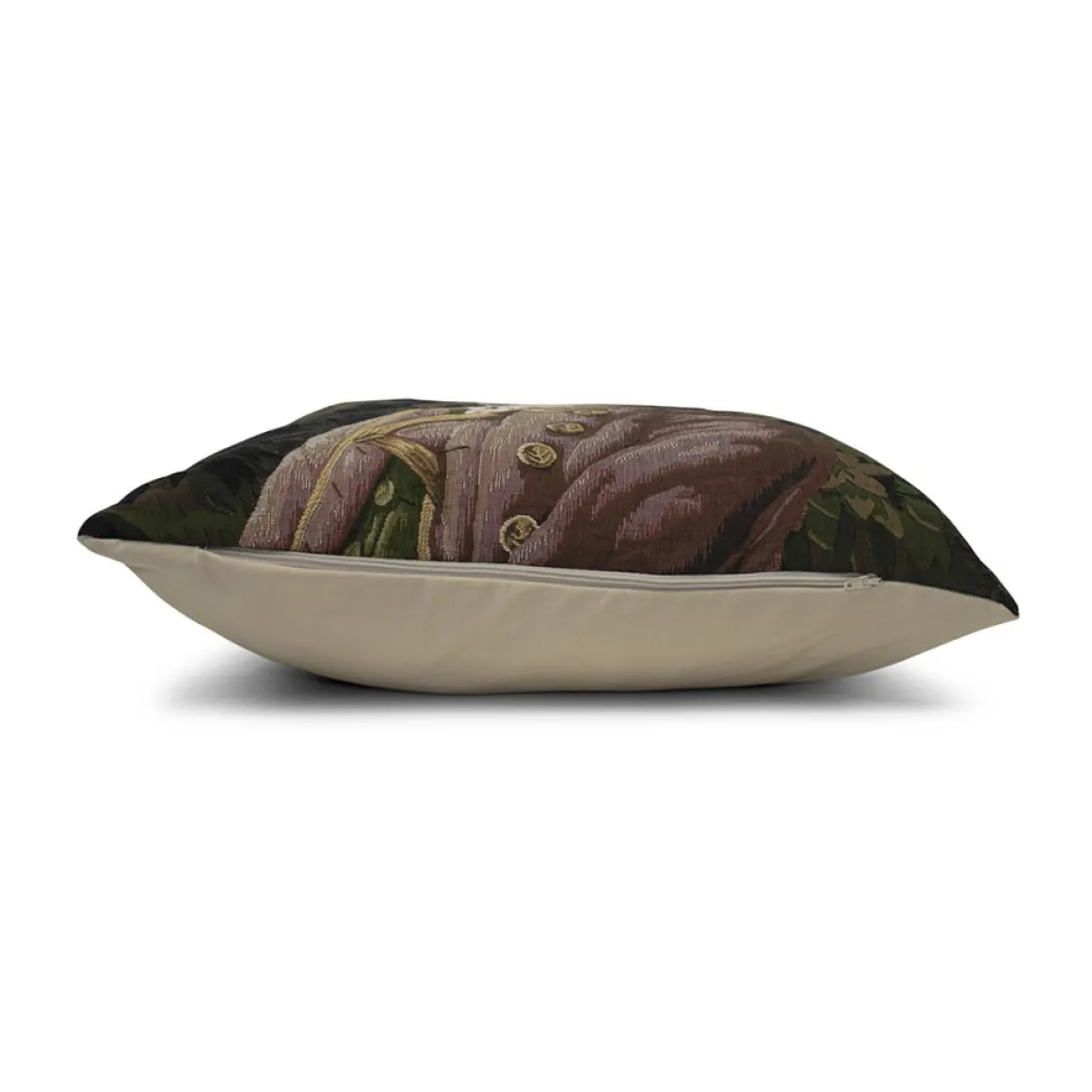 Gobelin Kissen Hirsch, Baron Hirsch rose, 45x45cm, Mars & More