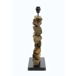 Holz Lampenfuß Treibholz FURY Natur, 60x46cm, Light & Living