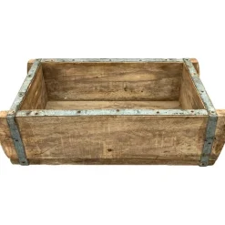 Holzkiste Ziegelform, Holzkasten Antik-look, 32x14cm